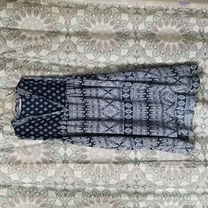 Navy and white tunic, size XL